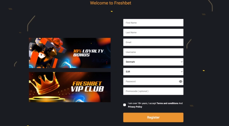 FreshBet Login